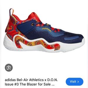 Kids boys adidas bel air athletic brand new